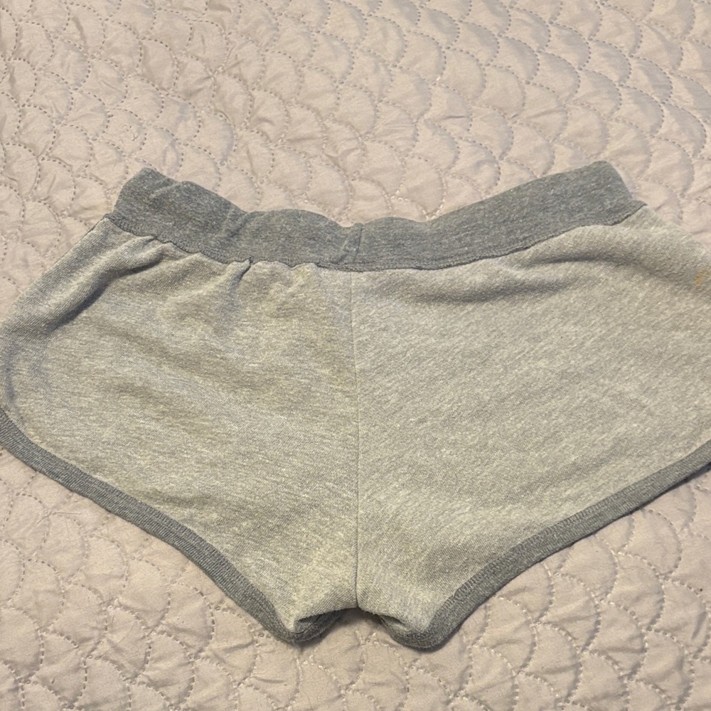 3/30 ❤️ Gray Athletic Shorts with Pink Embroidery - Picture 2 of 5